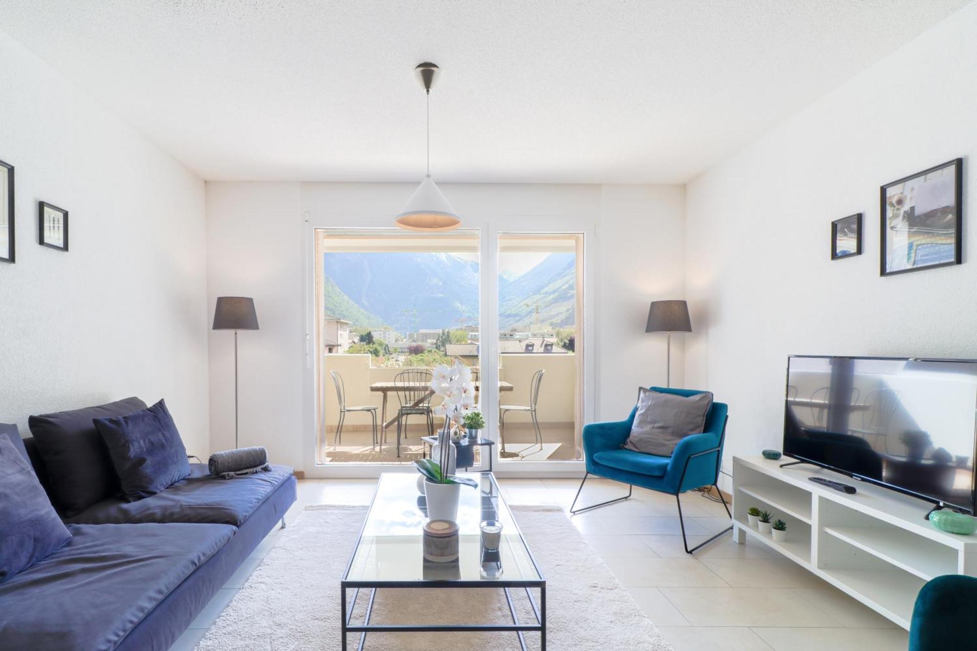 Nice Apartment Ideally Located In Martigny Kültér fotó
