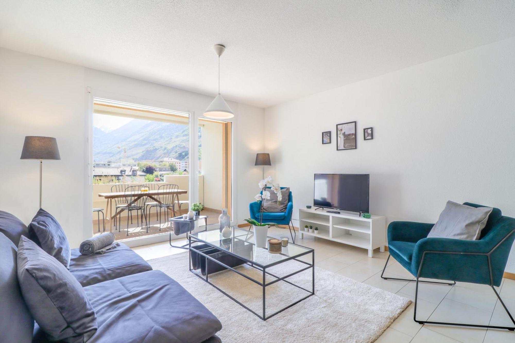 Nice Apartment Ideally Located In Martigny Kültér fotó