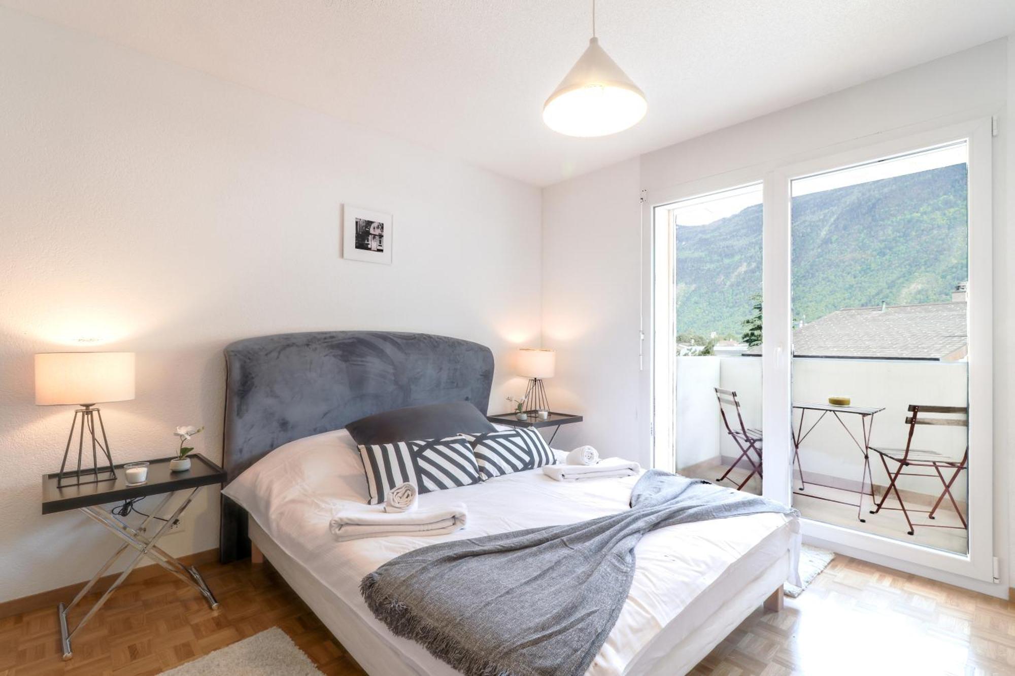 Nice Apartment Ideally Located In Martigny Kültér fotó